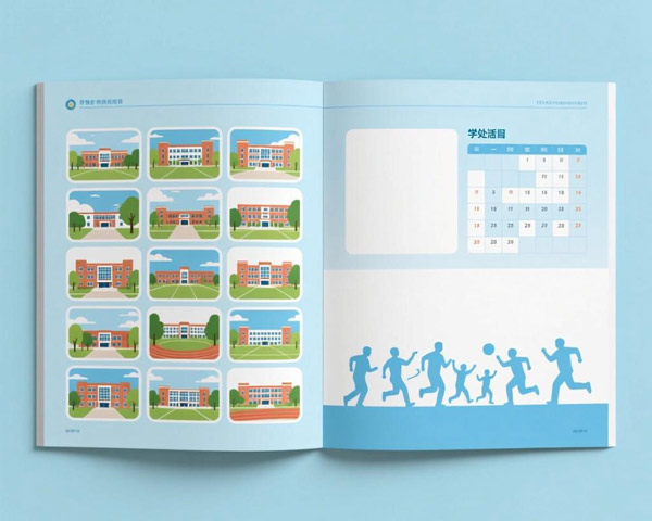卓宏學(xué)校宣傳冊設(shè)計制作案例