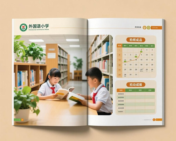 錦翔學(xué)校畫冊設(shè)計印刷案例