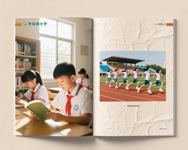 宏輝學校宣傳冊設計制作案例