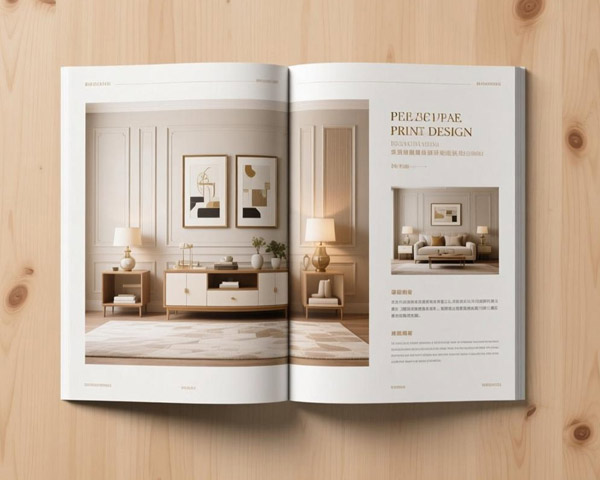 立天卓裝飾畫冊設(shè)計印刷案例